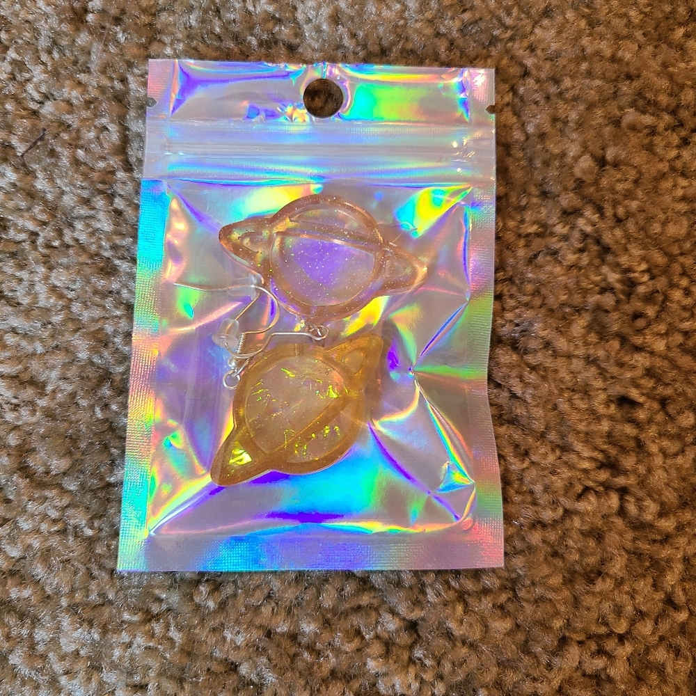 saturn earrings